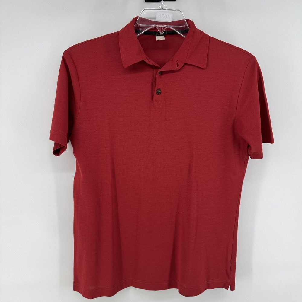Zanone Polo Shirt Mens 52 Red Cotton Jersey Selected By Slowear Made Italy